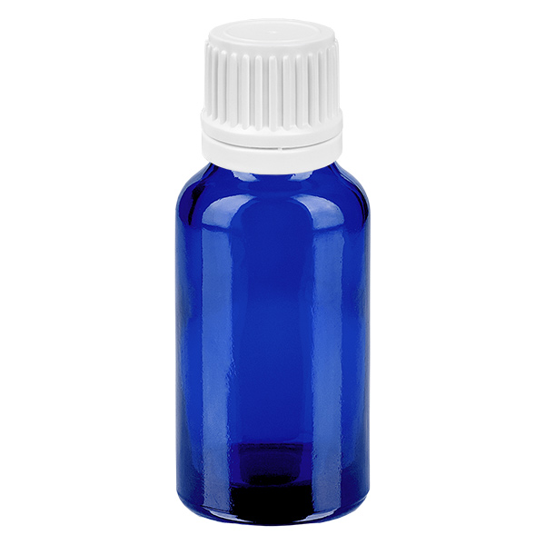 20ml Tropfflasche 0.7mm weiß Originalitätsverschluss BlueLine UT18/20