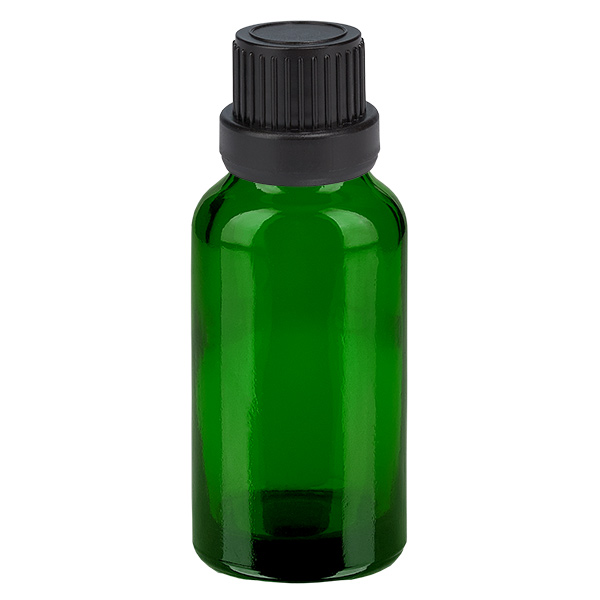 20ml Flasche 11mm Schraubverschluss schwarz Originalitätsverschluss GreenLine UT18/20