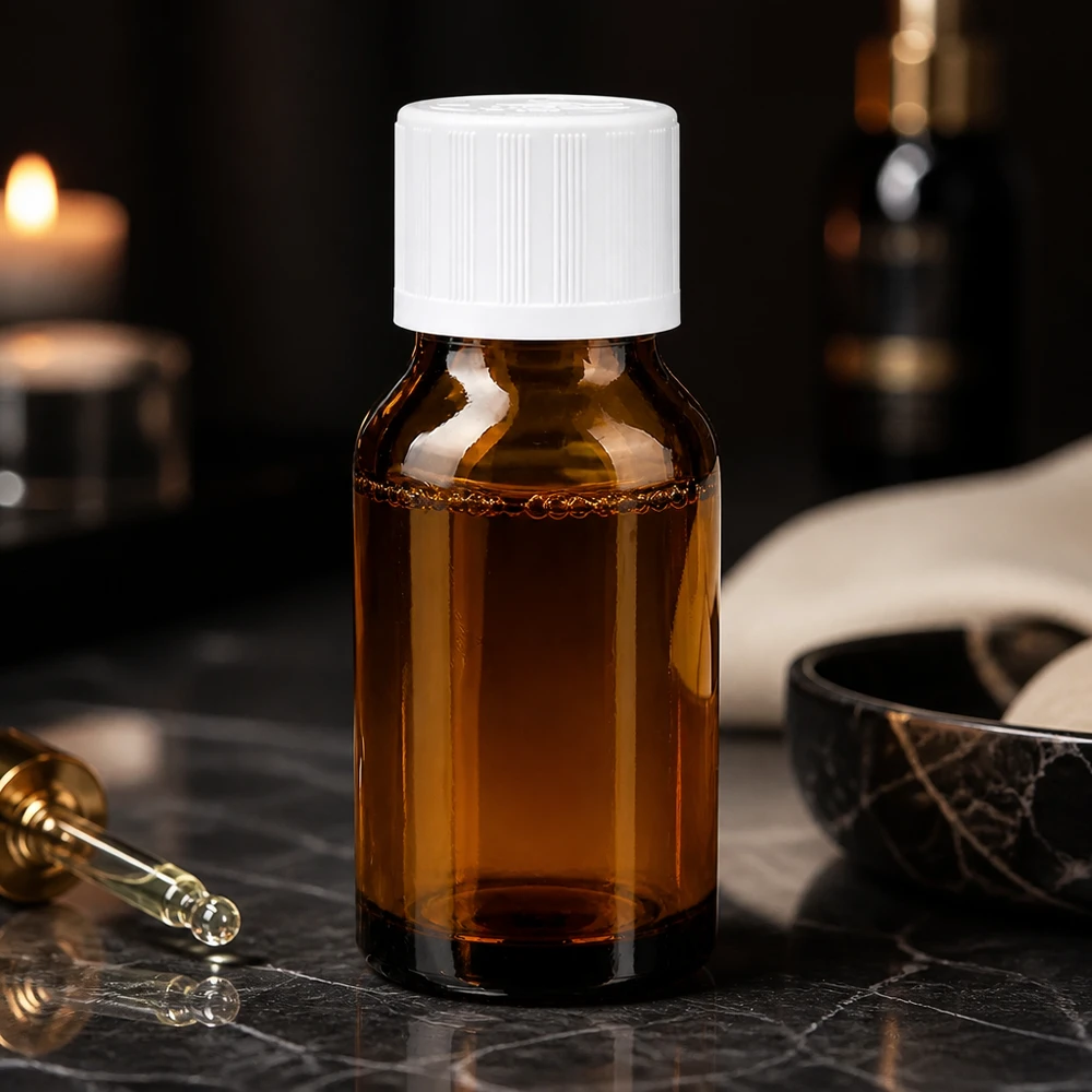 Apothekenflasche braun 30ml Tropfverschluss weiß Kindersicherung Standard Hochwertige Braunglas Tropfflasche 30ml mit weißem KiSi Deckel für Öle und Pharmazeutika