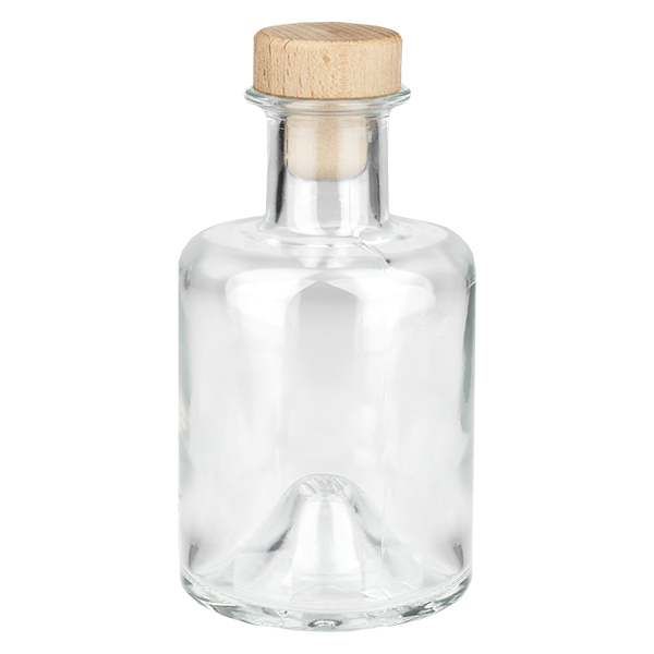 200ml Apothekenflasche "Classic" mit Holzgriffkorken UNiTWIST®