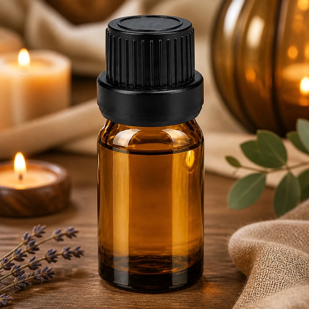 Braune 5ml Glasflasche mit 2mm Tropföffnung perfekt für punktgenaue Anwendung von Flüssigkeiten