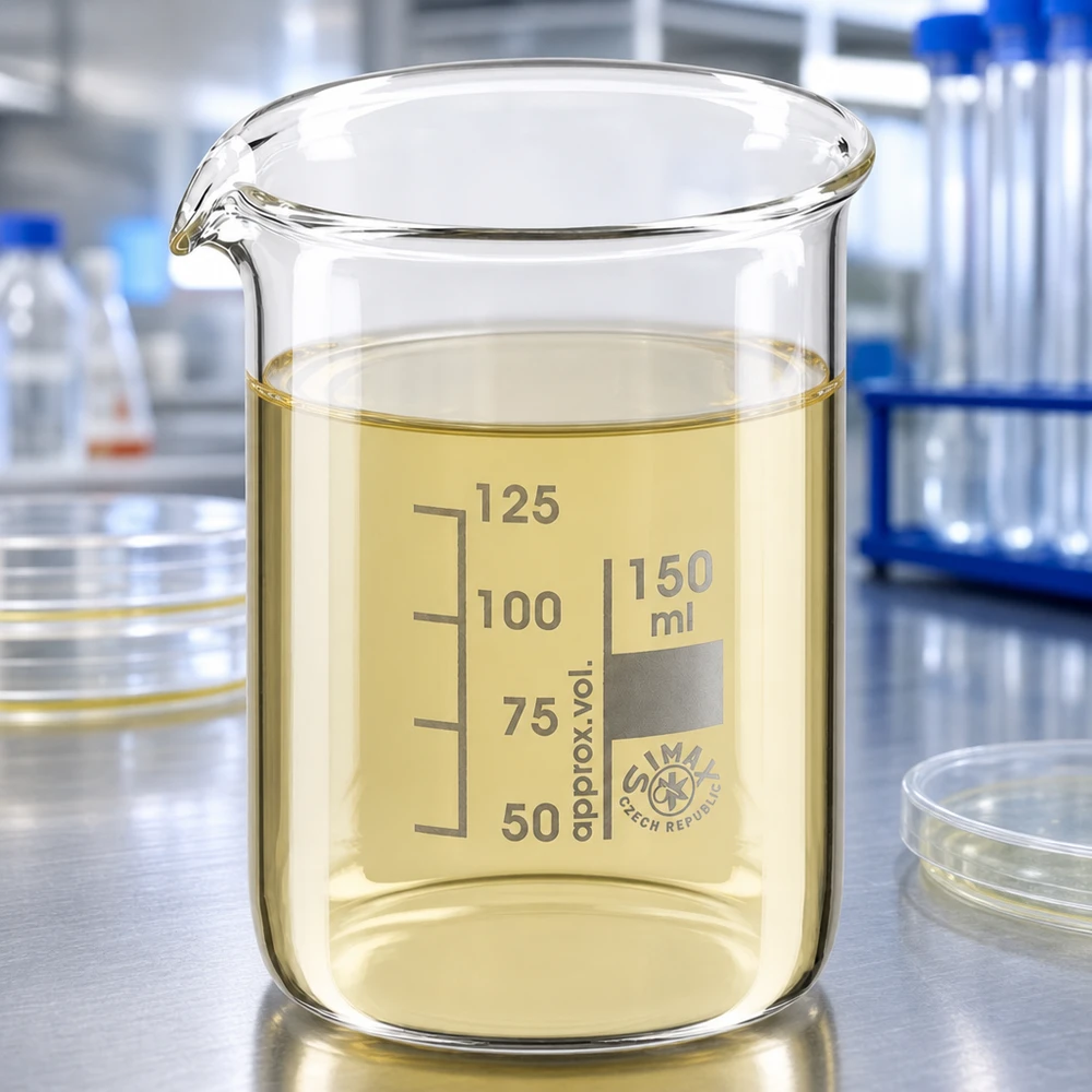 Becherglas 150ml Borosilikatglas, niedrige Form Professionelles Laborglas 150ml niedrige Bauform mit Ausgießer für präzise Dosierung