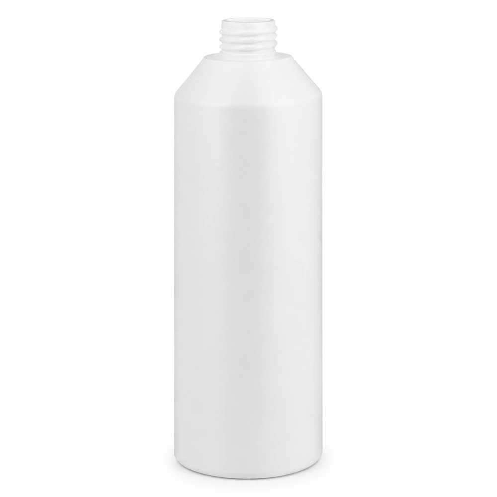 Apothekenflasche HDPE 250ml weiß, ohne Verschluss Leere weiße 250ml Kunststoffflasche HDPE für Flüssigkeiten und Lösungen