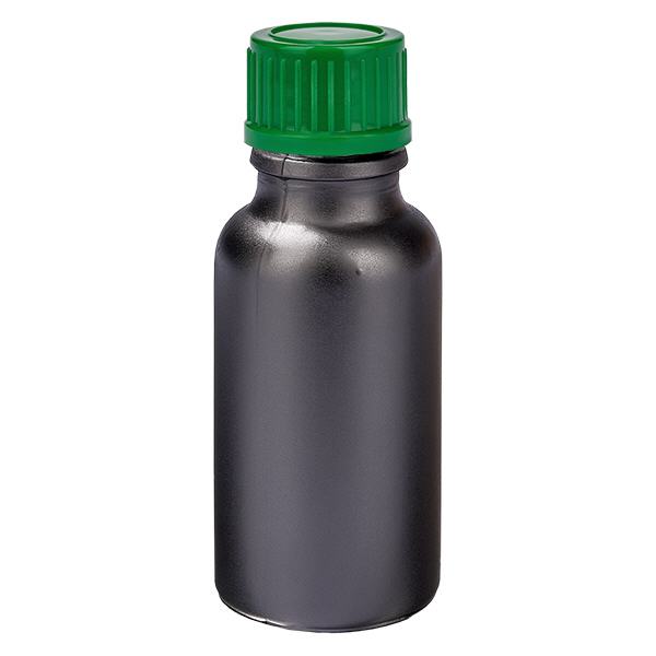 20ml Flasche 11mm Schraubverschluss grün Standard BlackLine UT18/20