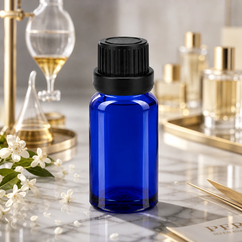 10ml Flasche 11mm Schraubverschluss schwarz Originalitätsverschluss BlueLine UT18/10