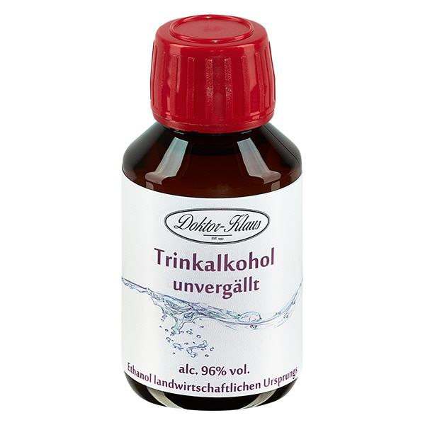 100ml Weingeist (Trinkalkohol) 96% Doktor-Klaus