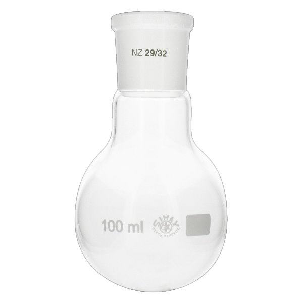 Rundkolben 100ml mit Normschliff (29/32) Rundkolben 100ml mit Normschliff (29/32)
