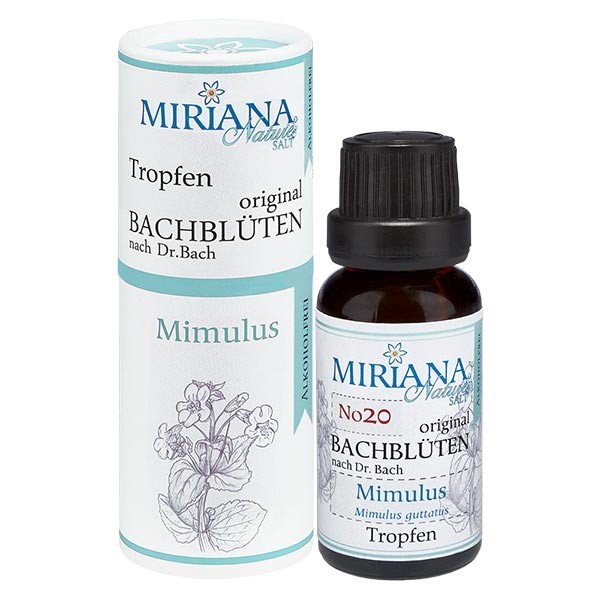 20 Mimulus, 20ml Essenz (Ohne Alkohol), MirianaNature 20 Mimulus, 20ml Essenz (Ohne Alkohol), MirianaNature