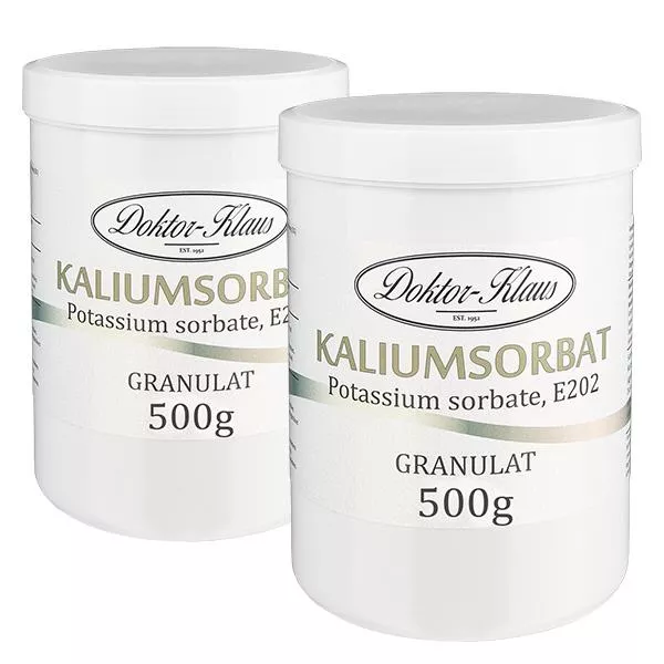 Kaliumsorbat (Potassium Sorbate) 1kg Doktor-Klaus Kaliumsorbat (Potassium Sorbate) 1kg Doktor-Klaus
