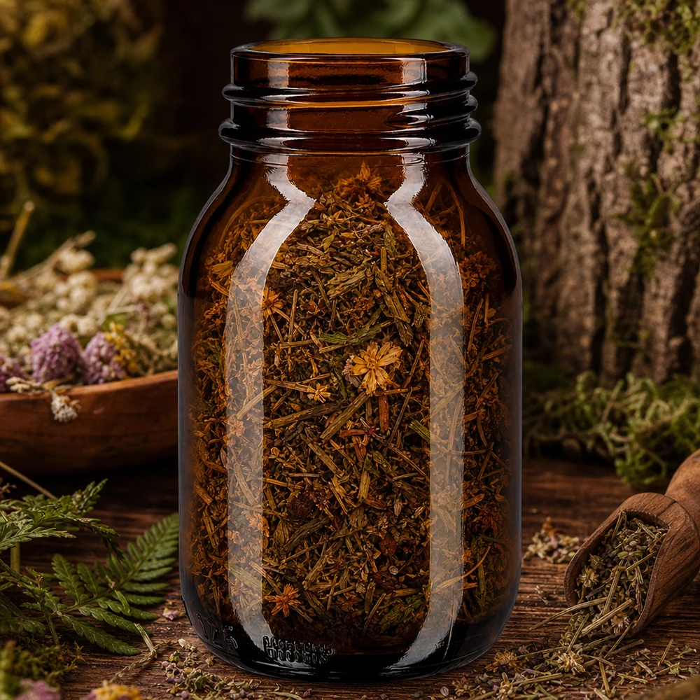 125ml Weithalsflasche Braunglas 125ml braune Glasflasche mit weitem Hals für einfache Portionierung und Dosierung