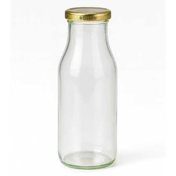 263ml Flasche mit BioSeal Deckel gold UNiTWIST