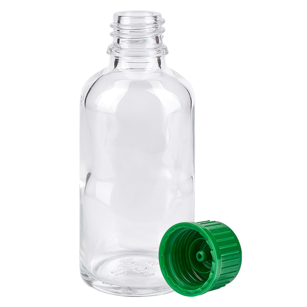 50ml Flasche 11mm Schraubverschluss grün Standard ClearLine UT18/50 50ml Flasche 11mm Schraubverschluss grün Standard ClearLine UT18/50