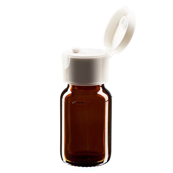 30ml Medizinflasche braun, mit Klappverschluss ApoGlas