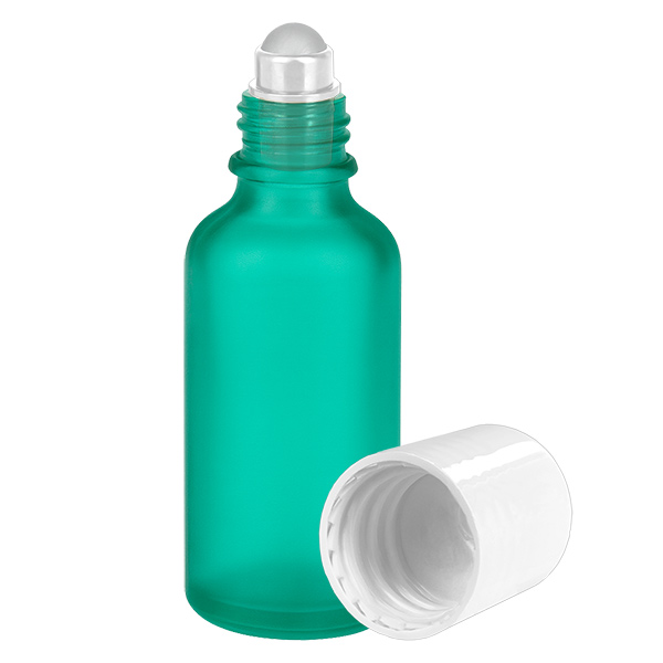 50ml Roll-On Flasche weiß Standardverschluss GreenLine UT18/50