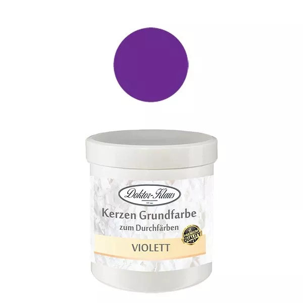 Doktor-Klaus Kerzengrundfarbe Violett, 7gr, in Dose Doktor-Klaus Kerzengrundfarbe Violett, 7gr, in Dose