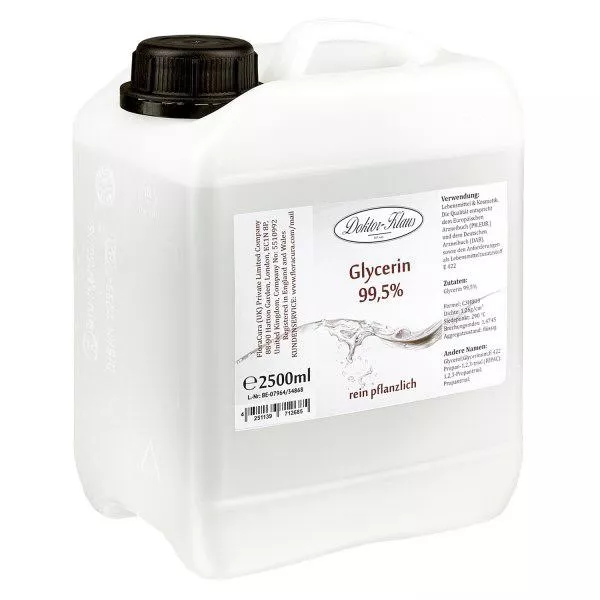 Glycerin (99.5%) 2.5 Liter Doktor-Klaus Glycerin (99.5%) 2.5 Liter Doktor-Klaus