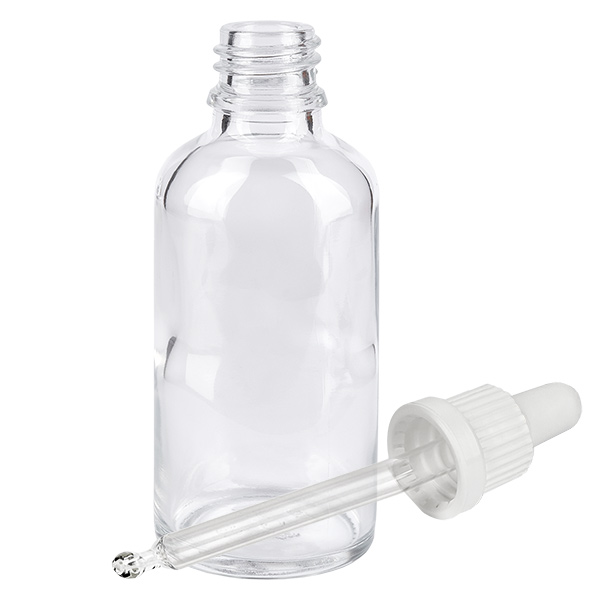 50ml Pipettenflasche weiß Originalitätsverschluss ClearLine UT18/50 50ml Pipettenflasche weiß Originalitätsverschluss ClearLine UT18/50