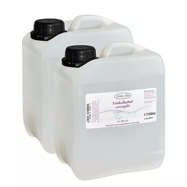 5000ml Weingeist (Trinkalkohol) 96% Doktor-Klaus