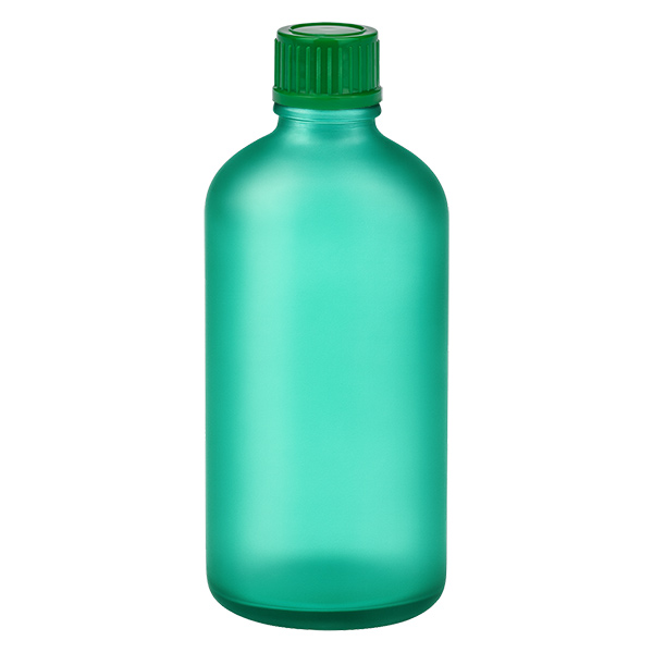 100ml Flasche 11mm Schraubverschluss grün Standard GreenLine UT18/100