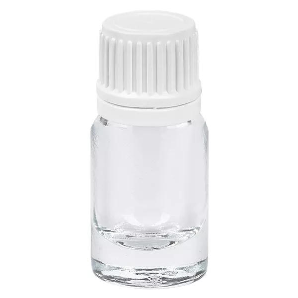 5ml Flasche 11mm Schraubverschluss weiß Originalitätsverschluss ClearLine UT18/5 5ml Flasche 11mm Schraubverschluss weiß Originalitätsverschluss ClearLine UT18/5