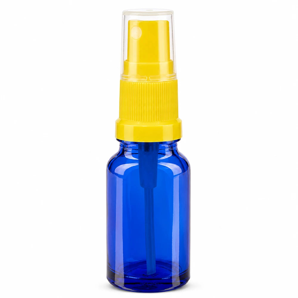 10ml Sprayflasche gelb/transparent Standardverschluss BlueLine UT18/10 10ml Mini Sprayflasche gelb transparent STD BlueLine UT18 10 handliche Reisegröße