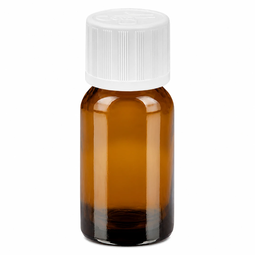 Präzise 10ml Glasflasche mit BrownLine Beschichtung und Standardgewinde für professionelle Nutzung