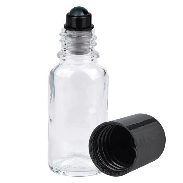 20ml Roll-On Flasche schwarz Standardverschluss ClearLine UT18/20 20ml Roll-On Flasche schwarz Standardverschluss ClearLine UT18/20