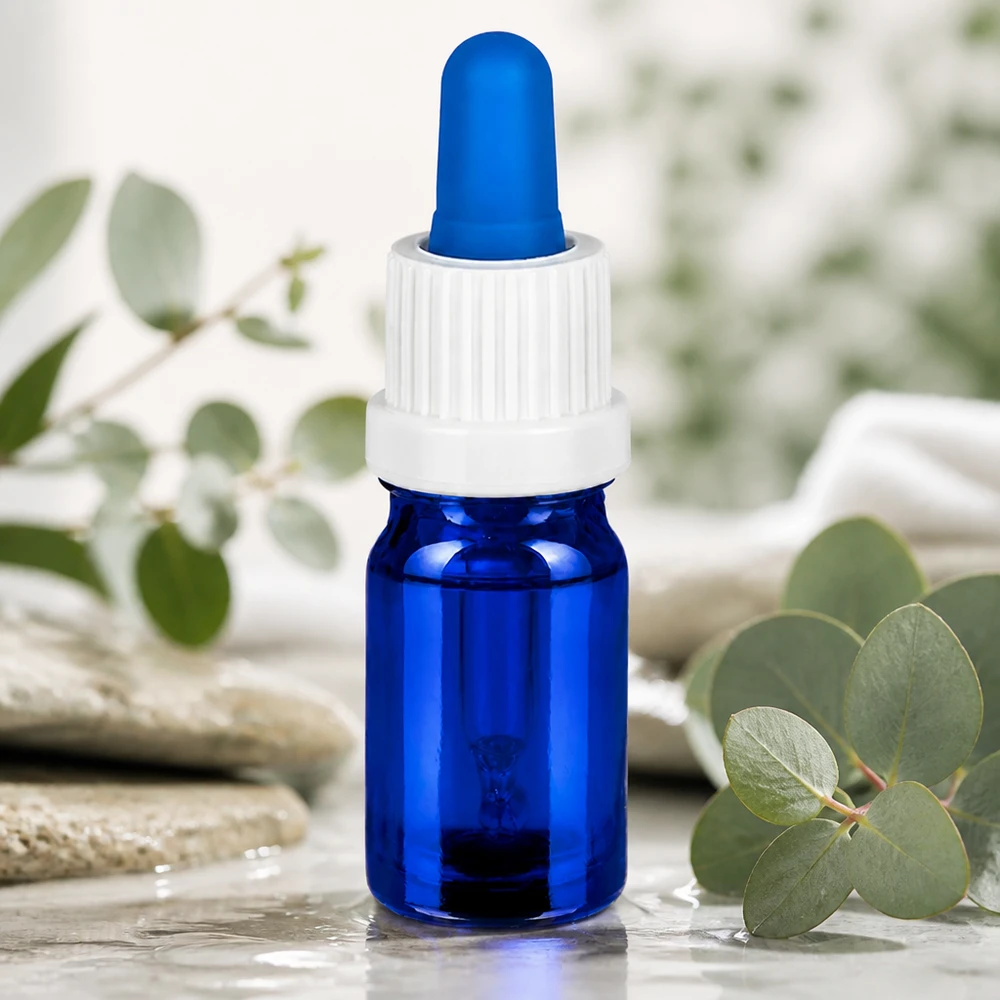 Handliche 5ml Glasflasche mit präzisem Tropfsystem für Labor und Pharmazie Anwendungen