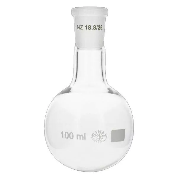 Rundkolben 100ml mit Normschliff (19/26)