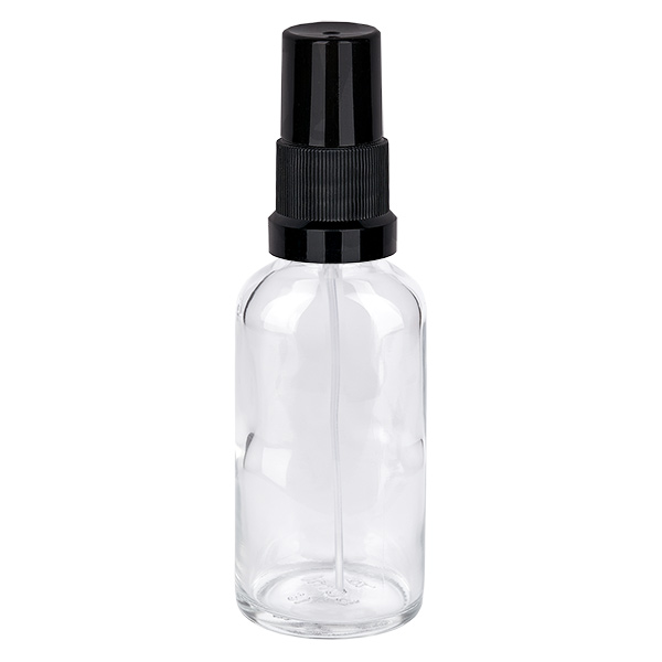 50ml Sprayflasche schwarz Standardverschluss ClearLine UT18/50
