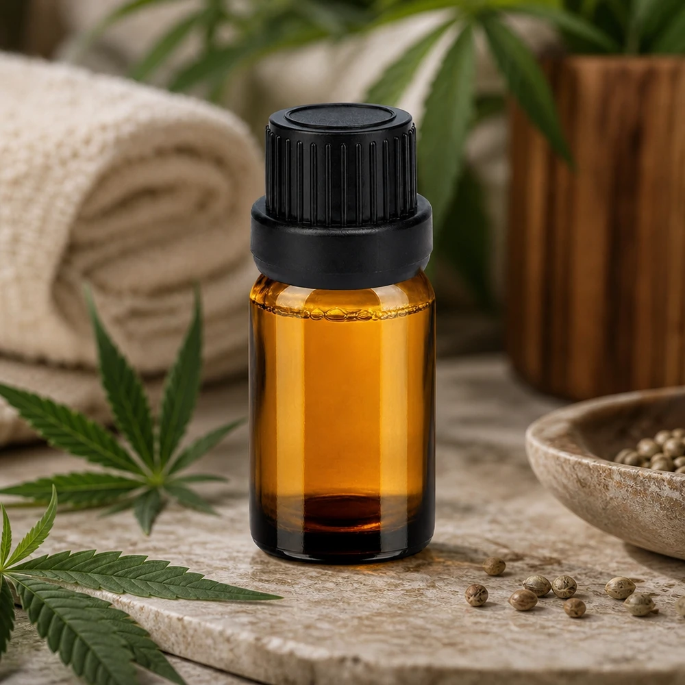 Umweltfreundliche 5ml Glasflasche aus recycelbarem Material mit auslaufsicherem Verschluss