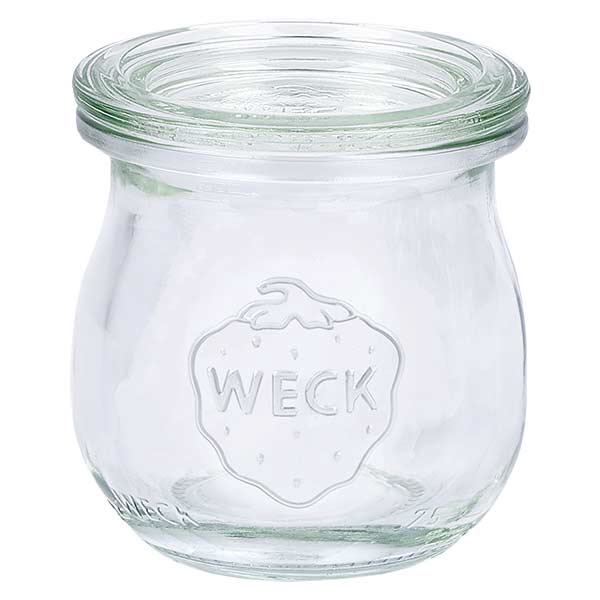 75ml Tulpenglas mit Glasdeckel WECK RR40