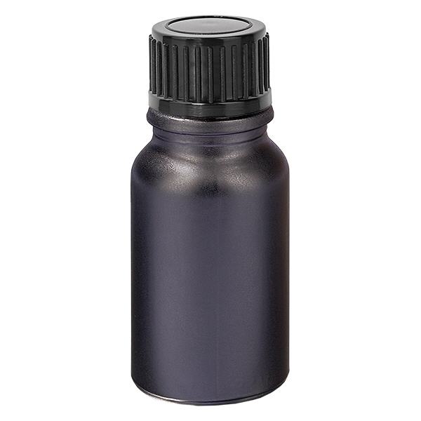 10ml Flasche 11mm Schraubverschluss schwarz Standard BlackLine UT18/10