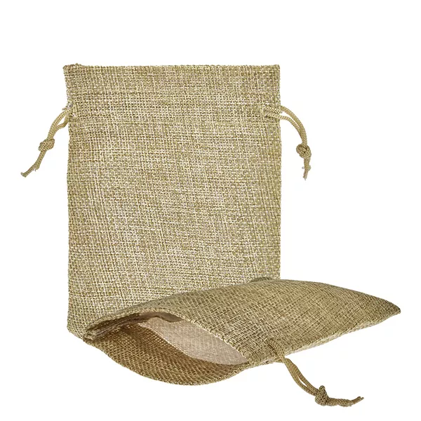 Jutesäckchen mit Kordelzug 9.5x13.5cm Jutesäckchen mit Kordelzug 9.5x13.5cm
