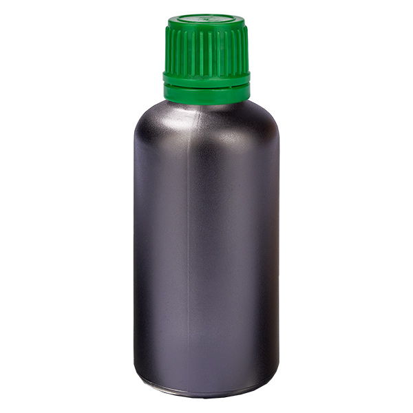 50ml Flasche 11mm Schraubverschluss grün Originalitätsverschluss BlackLine UT18/50