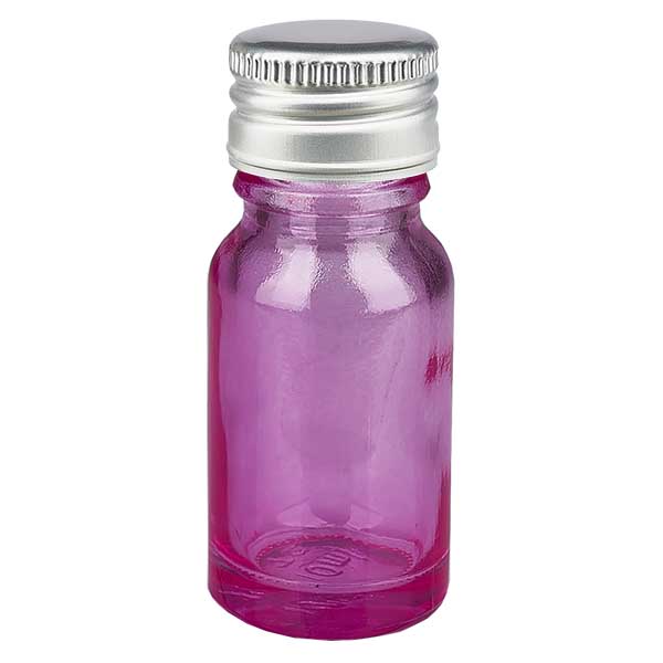 10ml Flasche 11mm Schraubverschluss Alu-Silberer Standard PurpleLine.UT18/10