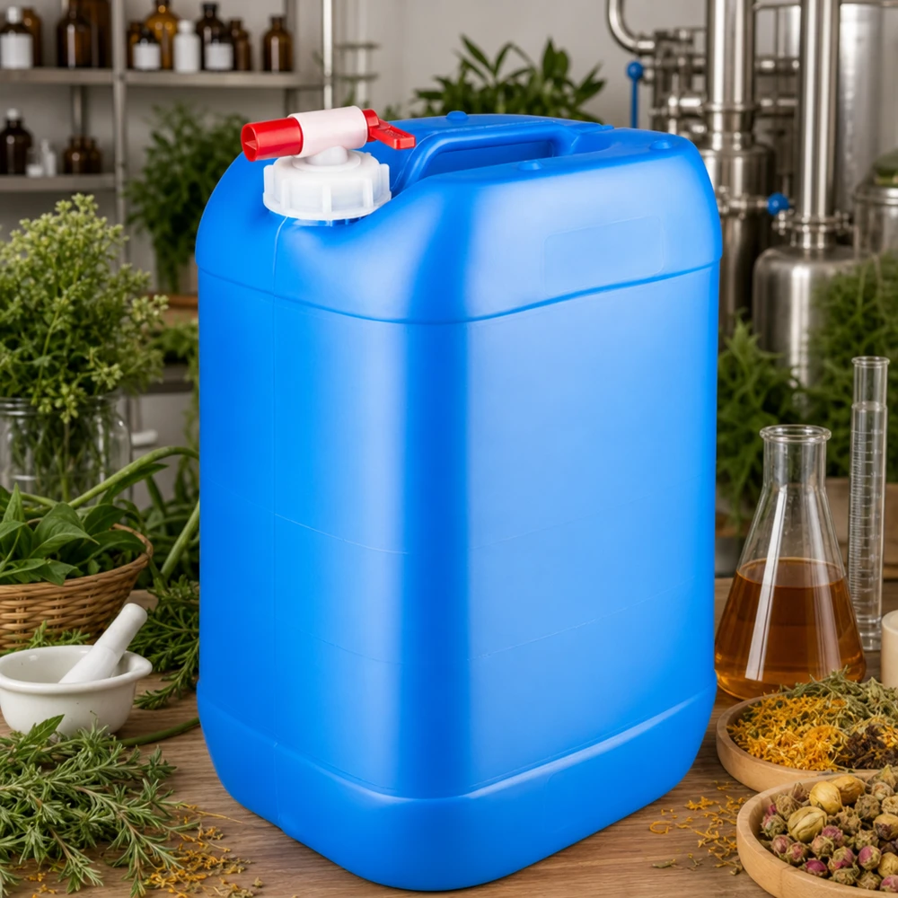 Kanister 25 Liter blau mit Auslaufhahn Lebensmittelechter Kunststoffkanister 25 Liter blau mit Auslaufhahn für ätherische Öle