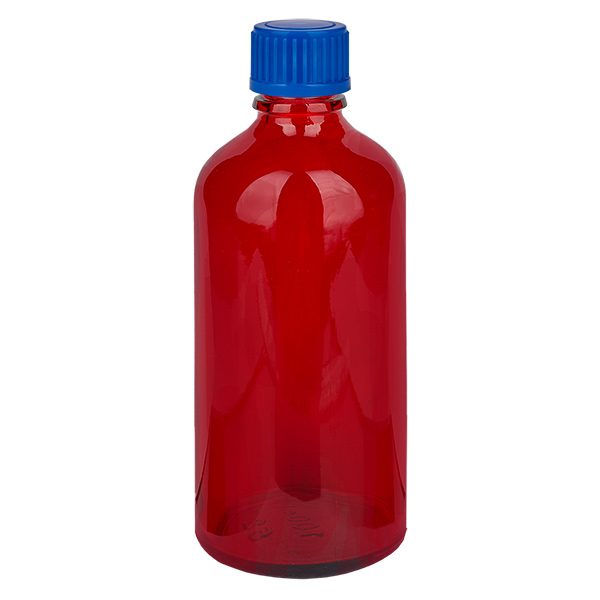 100ml Flasche 11mm Schraubverschluss blau Standard RedLine UT18/100 100ml Flasche 11mm Schraubverschluss blau Standard RedLine UT18/100