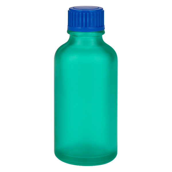50ml Flasche 11mm Schraubverschluss blau Standard GreenLine UT18/50 50ml Flasche 11mm Schraubverschluss blau Standard GreenLine UT18/50