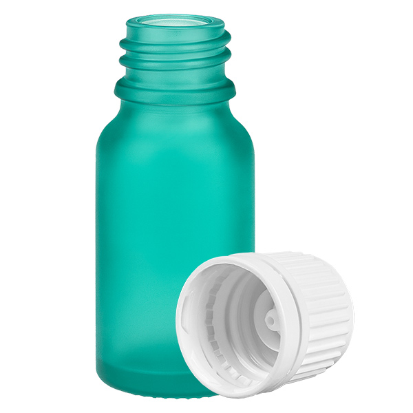 10ml Flasche 11mm Schraubverschluss weiß Originalitätsverschluss GreenLine UT18/10 10ml Flasche 11mm Schraubverschluss weiß Originalitätsverschluss GreenLine UT18/10