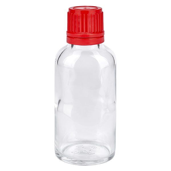 30ml Flasche 11mm Schraubverschluss rot Originalitätsverschluss ClearLine UT18/30 30ml Flasche 11mm Schraubverschluss rot Originalitätsverschluss ClearLine UT18/30