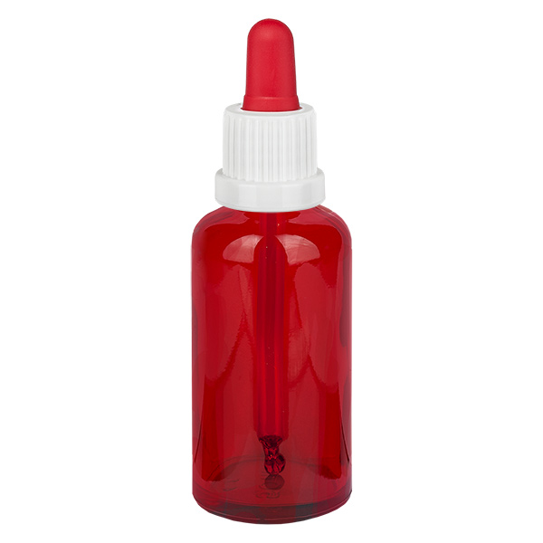 50ml Pipettenflasche weiß/rot Originalitätsverschluss RedLine UT18/50 50ml Pipettenflasche weiß/rot Originalitätsverschluss RedLine UT18/50