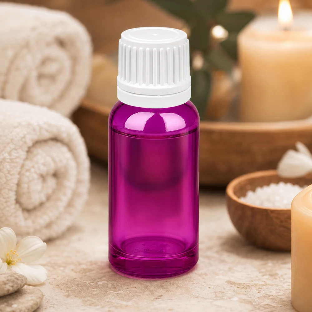Robuste 20ml Violettglasflasche mit UT18/20 Standard für wiederverwendbare nachhaltige Verpackung