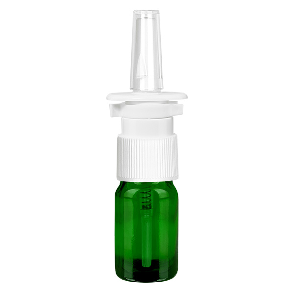 5ml Nasensprayflasche weiß/transparent Standardverschluss GreenLine UT18/5