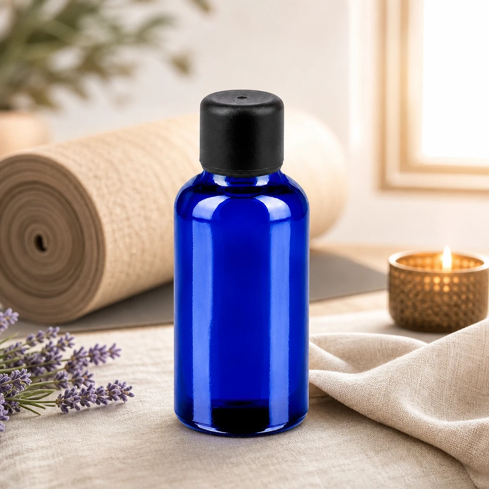 30ml Flasche 6mm Schraubverschluss schwarz Standard BlueLine UT18/30 Hochwertige 30ml Flasche STD BlueLine Serie mit 6mm Verschlusssystem für Fachbereiche