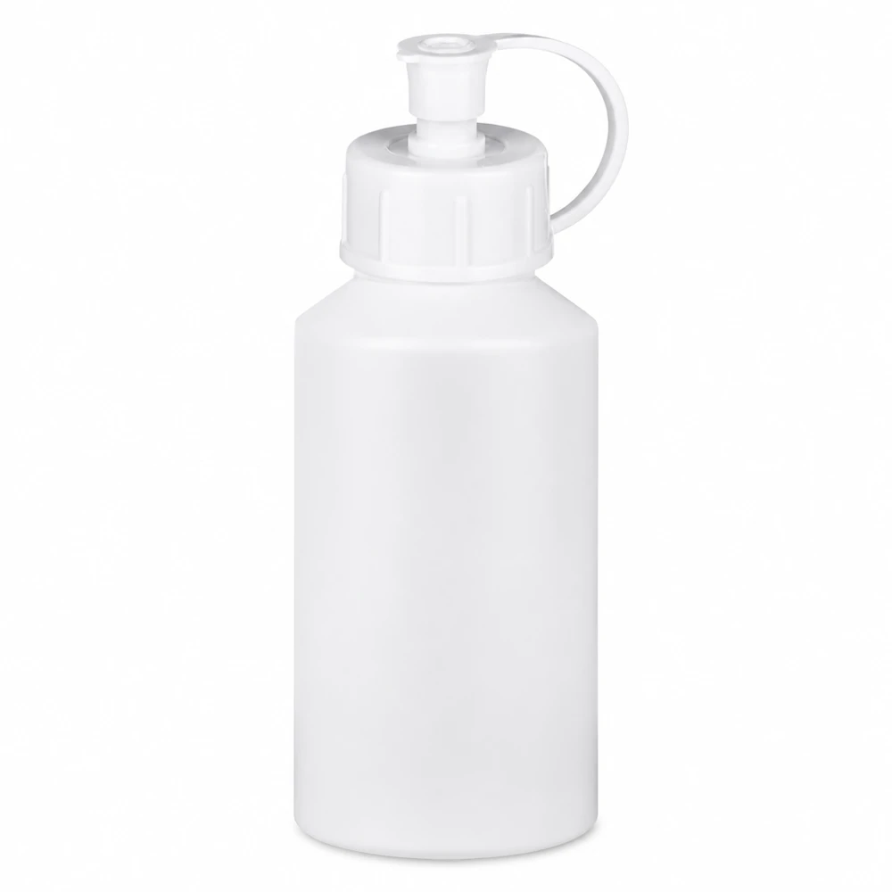 Apothekenflasche HDPE 50ml weiß mit Spritzverschluss Pharmazeutische HDPE Flasche 50ml weiß undurchsichtig mit Präzisionsspritzverschluss