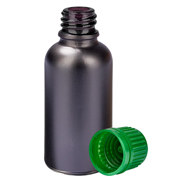 30ml Flasche 11mm Schraubverschluss grün Originalitätsverschluss BlackLine UT18/30 30ml Flasche 11mm Schraubverschluss grün Originalitätsverschluss BlackLine UT18/30