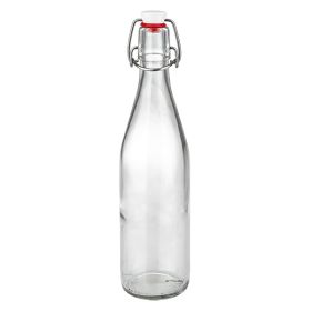 500ml Glasflasche und Bügelverschluss PVC UNiTWIST 500ml Glasflasche mit Bügelverschluss PVC transparent leer Getränkeflasche zum Befüllen