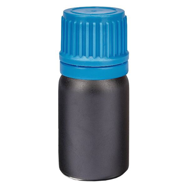 5ml Flasche 11mm Schraubverschluss blau Originalitätsverschluss BlackLine UT18/5 5ml Flasche 11mm Schraubverschluss blau Originalitätsverschluss BlackLine UT18/5