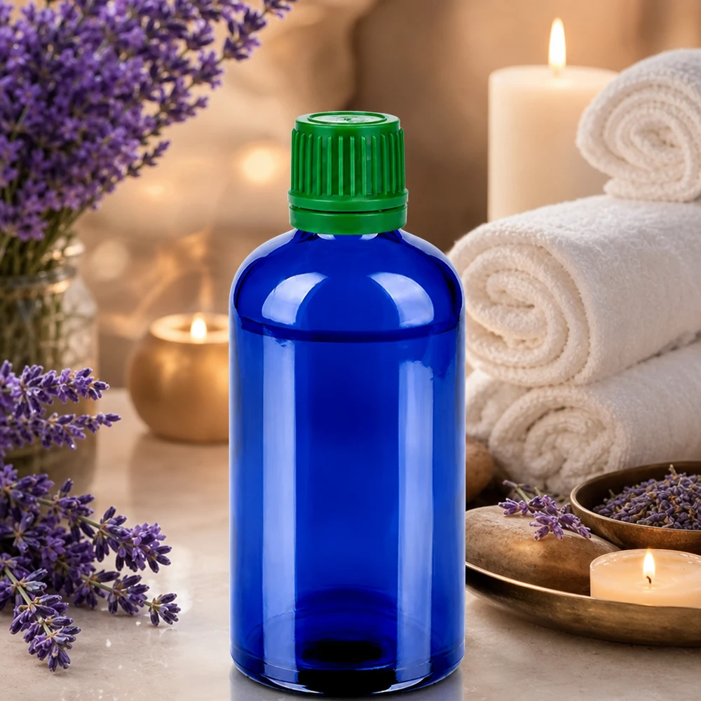 Professionelle Dosierflasche 100ml mit 11mm Öffnung ideal für Kosmetik und Naturheilkunde